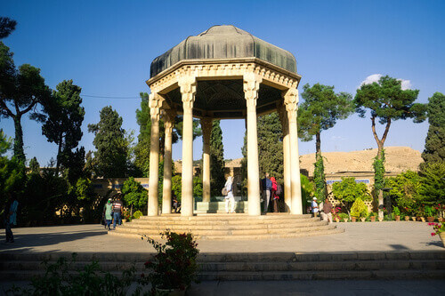 Tomb of Hafez in Shiraz, Iran.