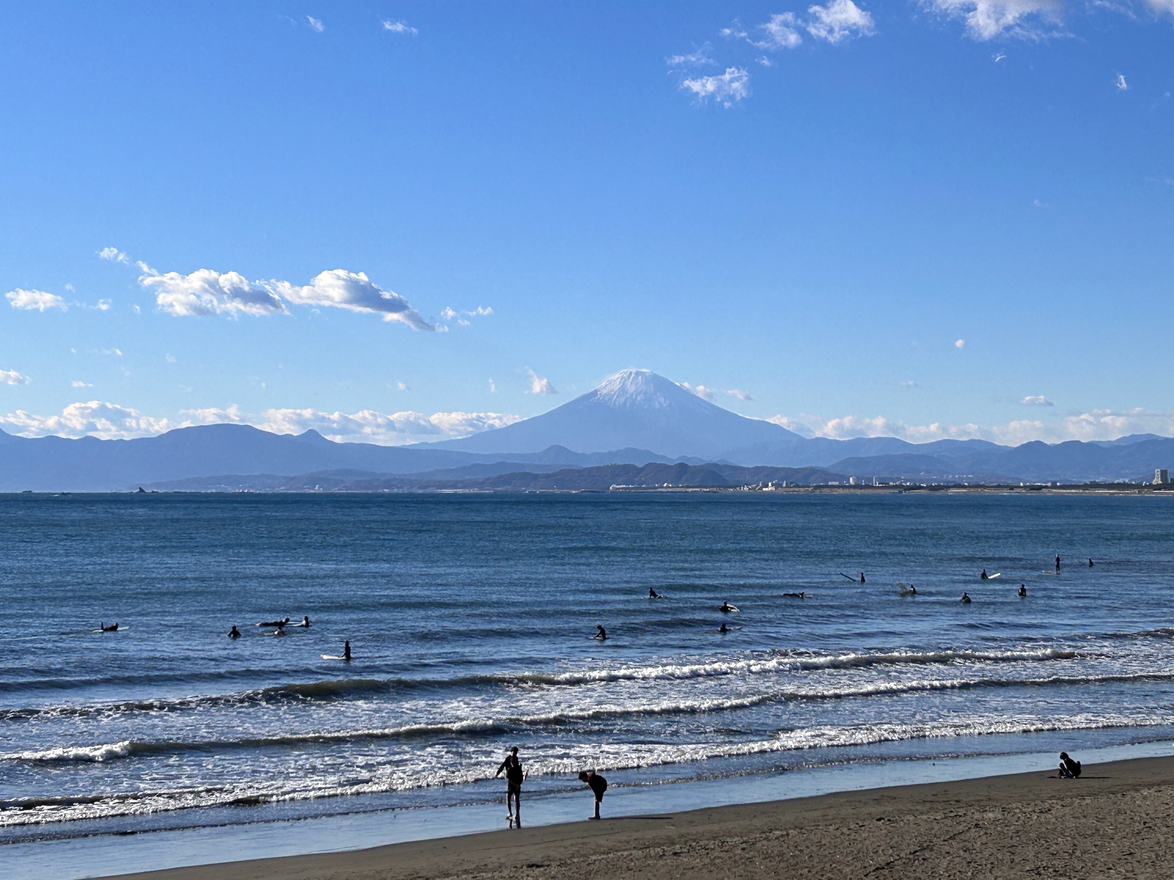 Views of Mount Fuji from Enoshima Island offer excellent photographic opportunities