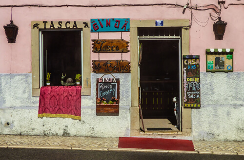 An inviting, traditional Portuguese Tasca Tavern.