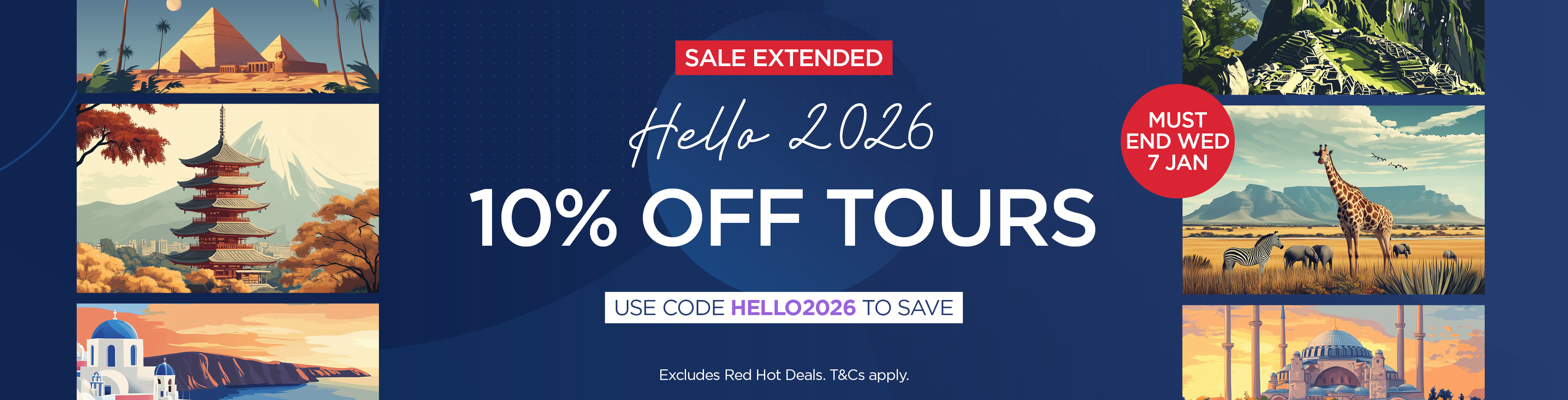 Hello 2026: 10% off sitewide