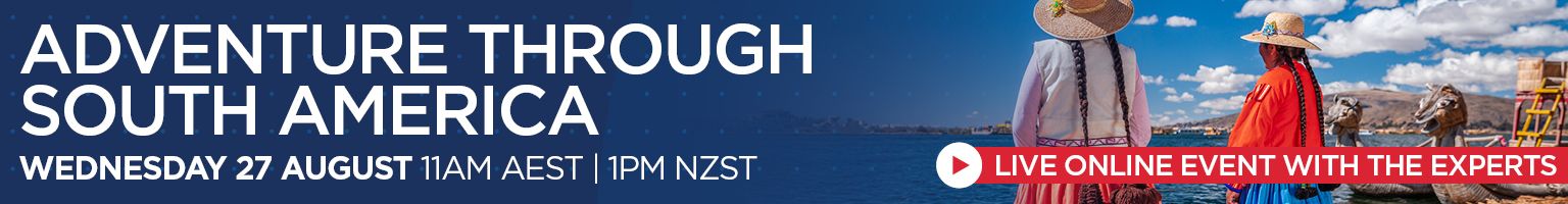 ADVENTURE THROUGH SOUTH AMERICA Banner