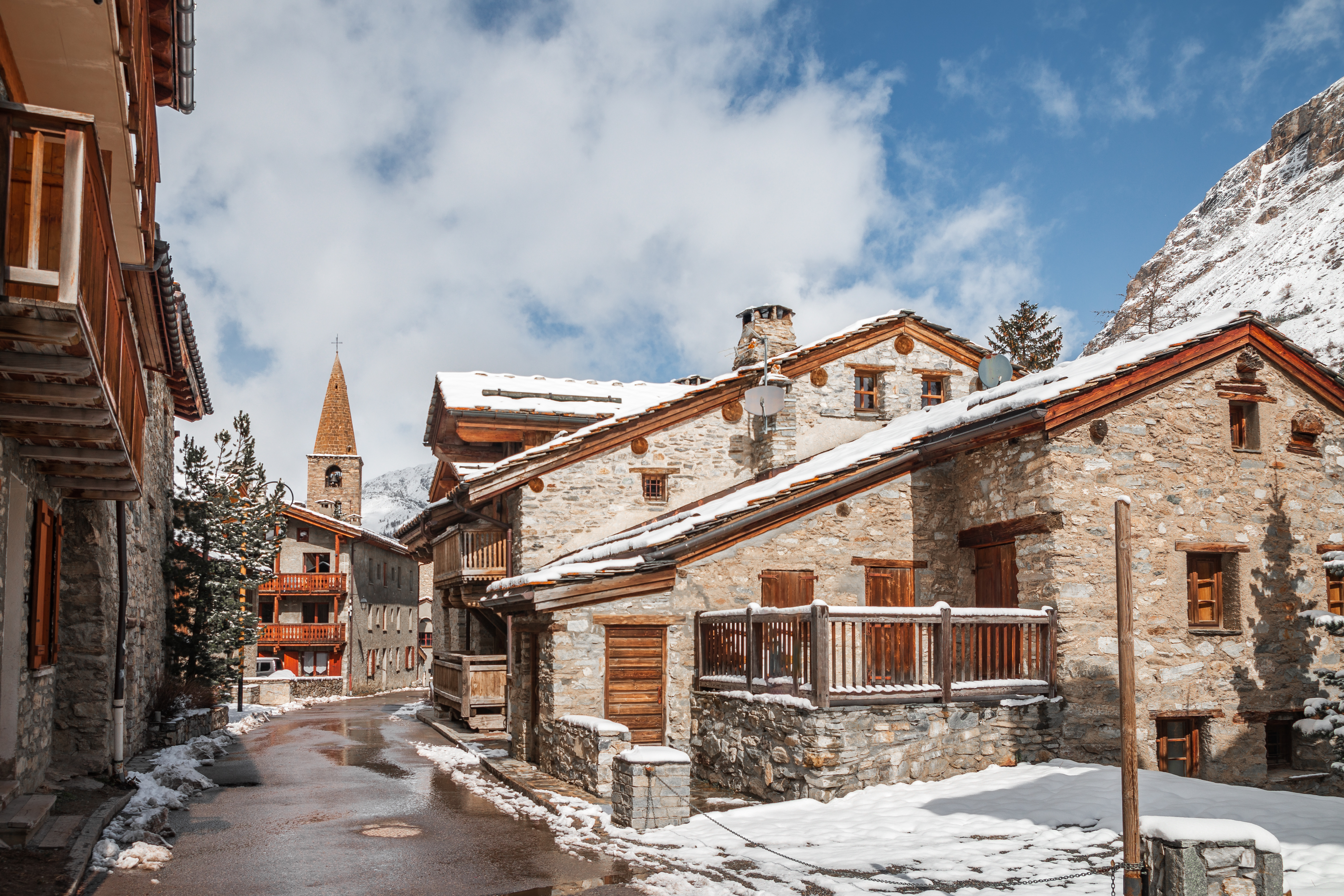 Val d'Isere village, Auvergne-Rhone-Alpes