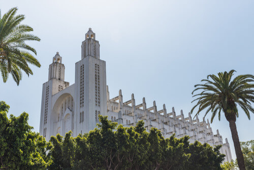 The Sacre Coeur Cathedral of Casablanca.