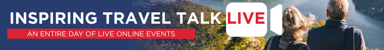 INSPIRING TRAVEL TALK LIVE Banner