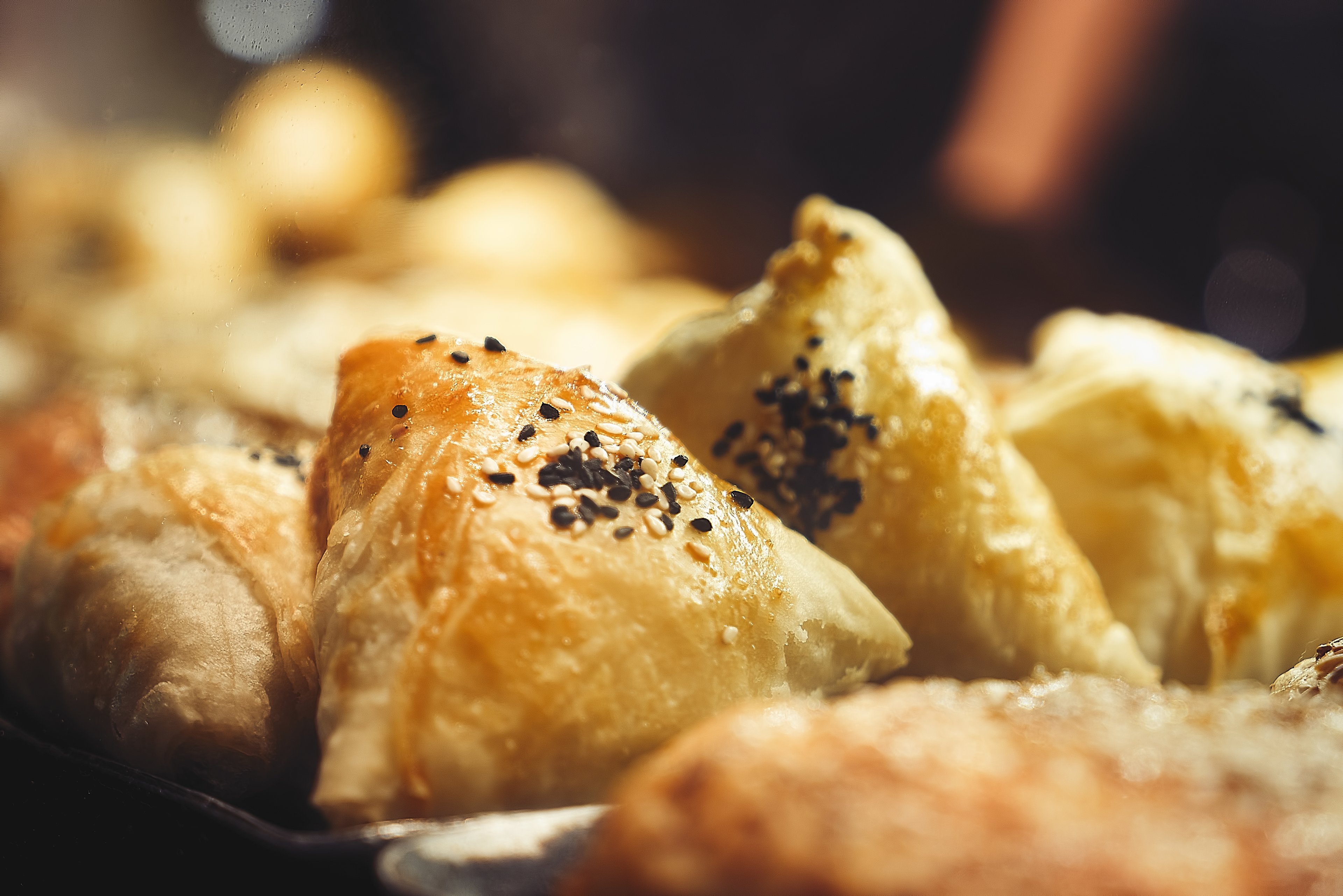 Samsa is a popular street food across Central Asia