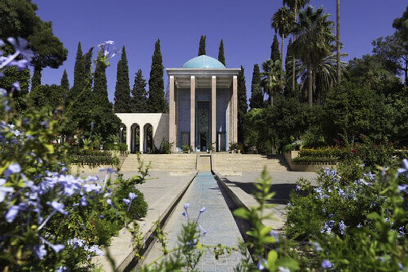 Mausoleum of the great Persian poet Saadi.