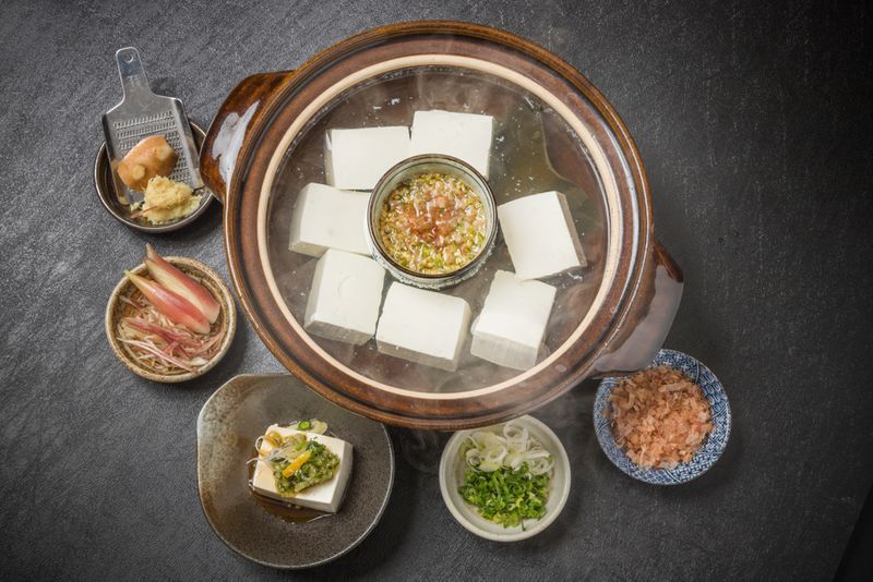 Tofu is a must-try local delicacy in Kyoto, thanks to the fresh mountain spring water and thriving soybean crops.