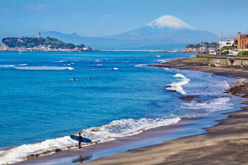 Best views of Mount Fuji and Enoshima Island in Kanagawa