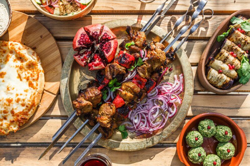 Torsh Kebabs are a tasty, local treat.