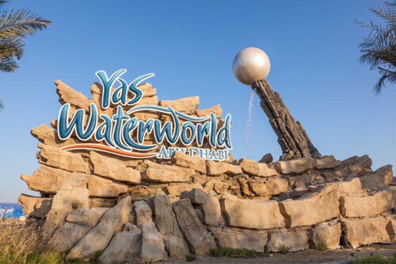 The Waterworld Theme Park in Yas Island.