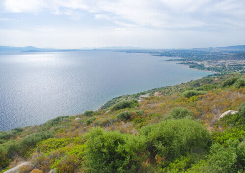 Costa Degli Angeli or coast of the angels near Cagliari.