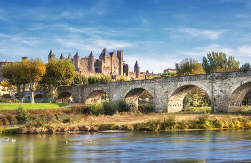 The idyllic city of Carcassone.