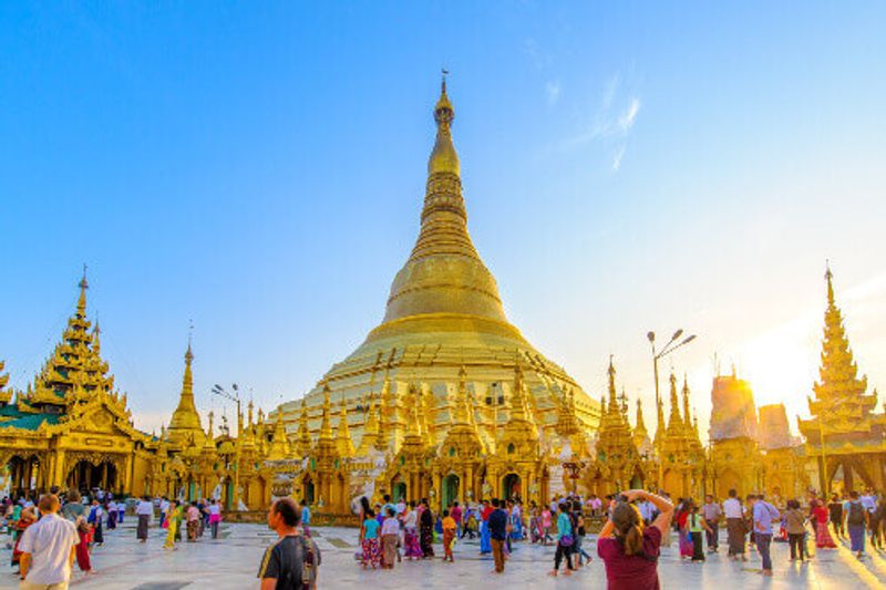 The Shwedagon Paya Pagoda, officially named Shwedagon Zedi Daw, is a gilded stupa and a tourist attraction located in Yangon.