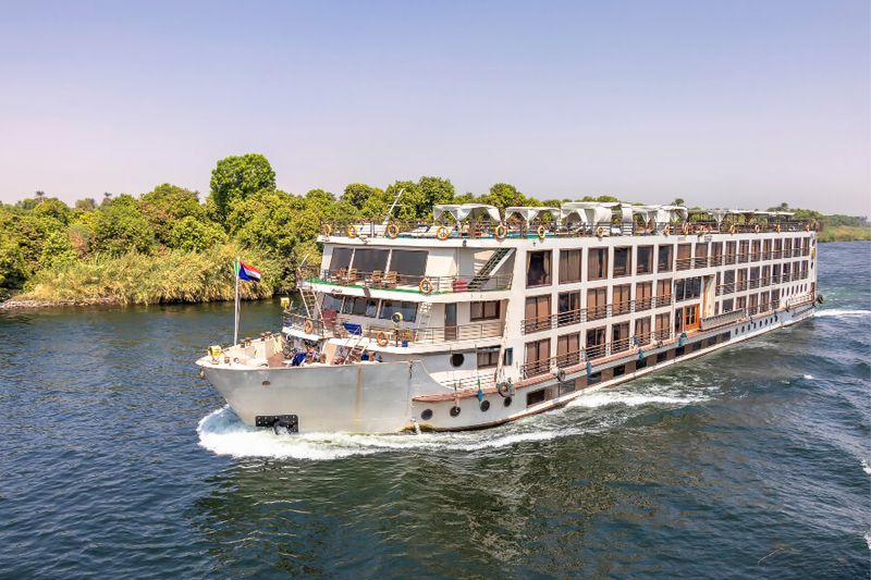 A cruise in the Nile River near Aswan