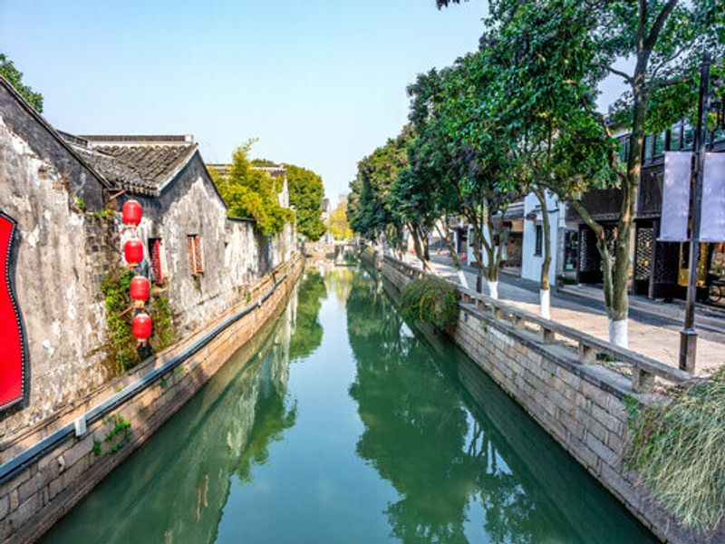 The Pingjiang Road Historic District in Suzhou, China.
