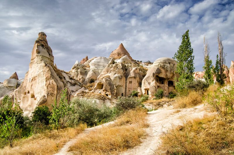 The cavetown near the Goreme open-air museum.