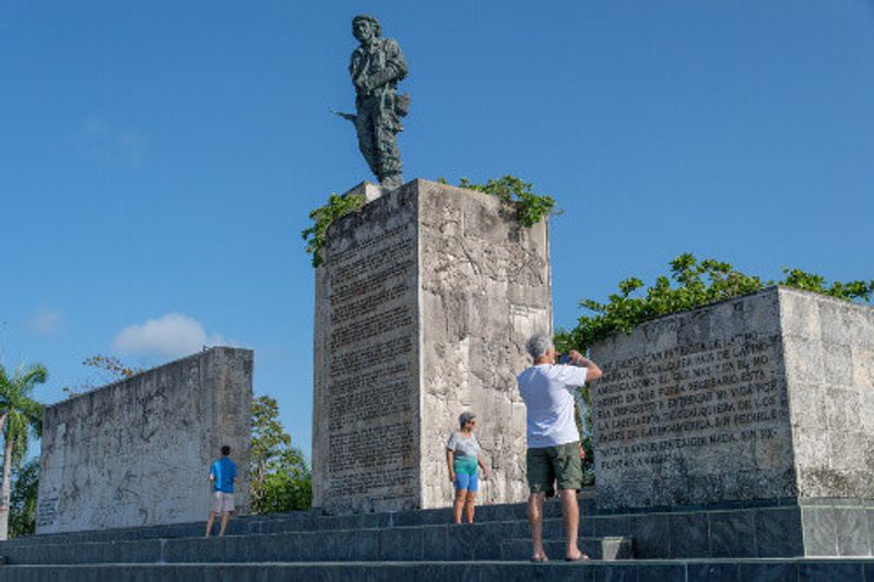 The Che Guevara Mausoleum that houses the remains of revolutionary Ernesto “Che” Guevara and his comrades.