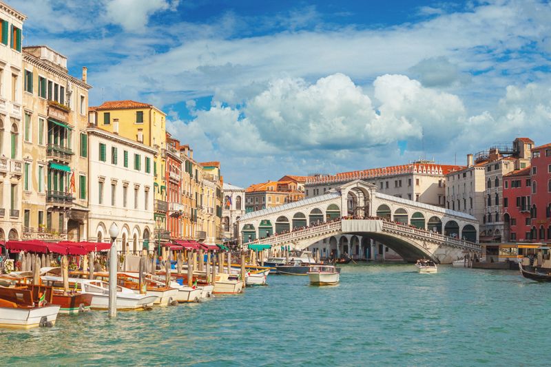 The Rialto Bridge in Venice