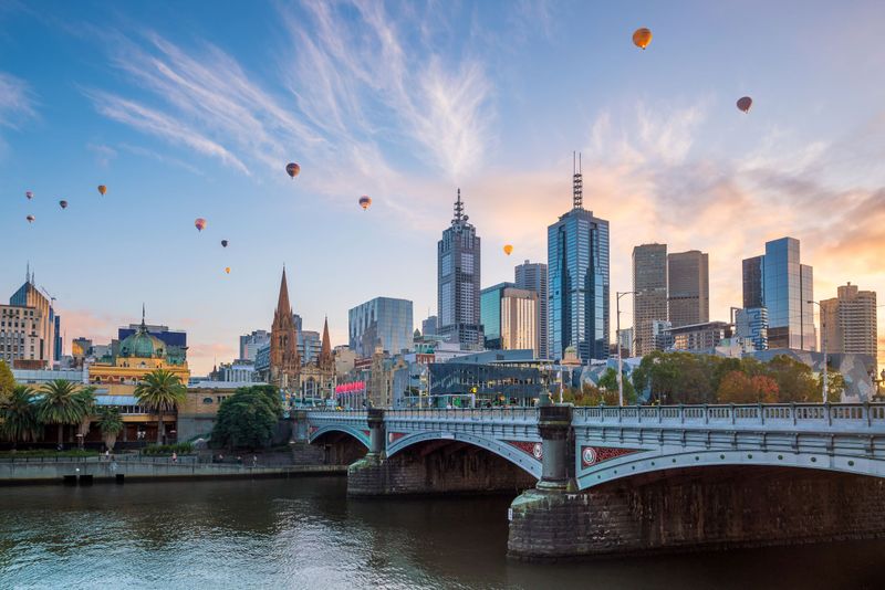 The Yarra River in Melbourne