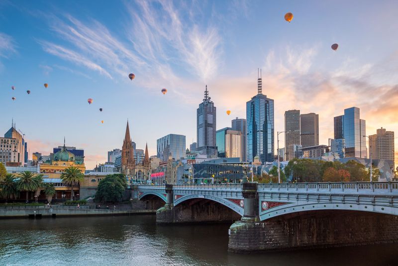 The Yarra River in Melbourne