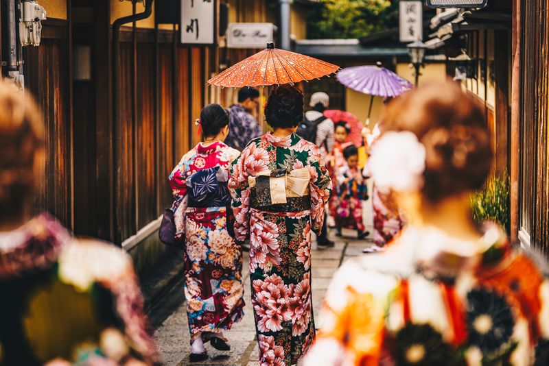 A kimono fitting is a must-do in Kyoto.