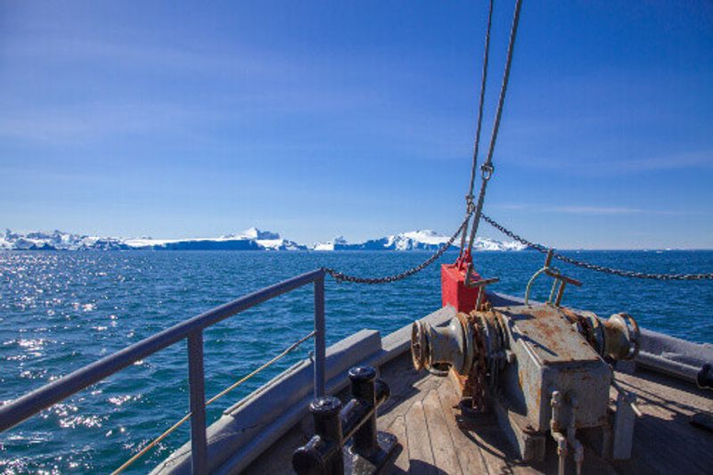 Cruising on the Disco Bay out of Ilulissat.