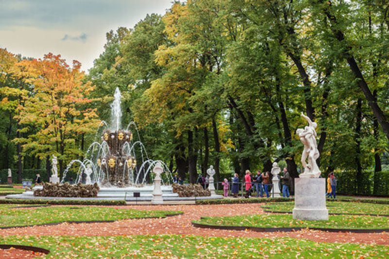 The Summer Garden is one of the oldest parks in St. Petersburg.