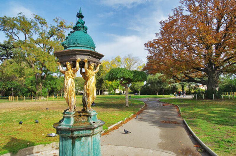 A statue in Langchamp Park, Marseille.