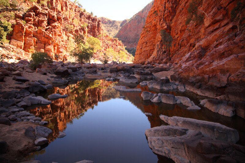 The Ormiston Gorge in the West MacDonnell Range.