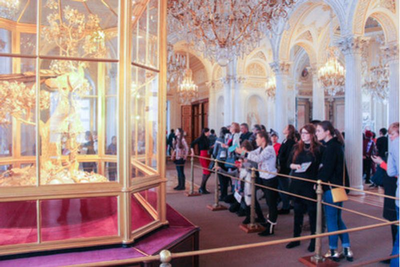 The Peacock Clock in the State Hermitage Museum.