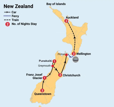 new zealand train travel packages