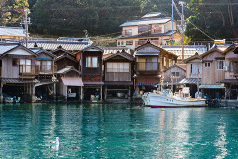 Ine, a fishing town in Japan.