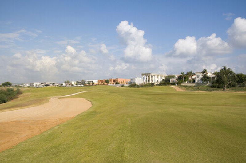 Caesarea golf course in Caesarea Israel