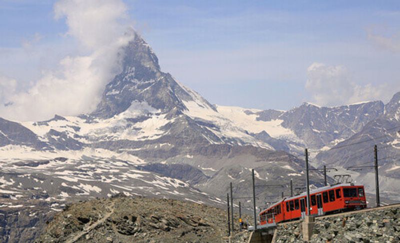 The Gornergrat Railway is a mountain rack railway, located in the Swiss canton of Valais in Switzerland.