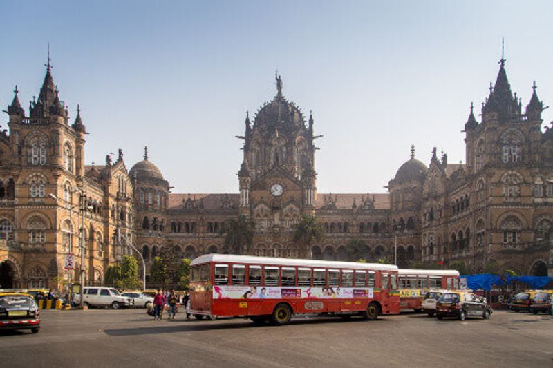 The Chatrapati Shivaji on a busy day.