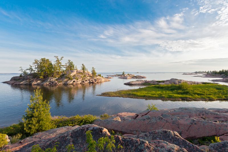 Overlooking georgian bay, the Killarney Provincial Park is worth the walk.