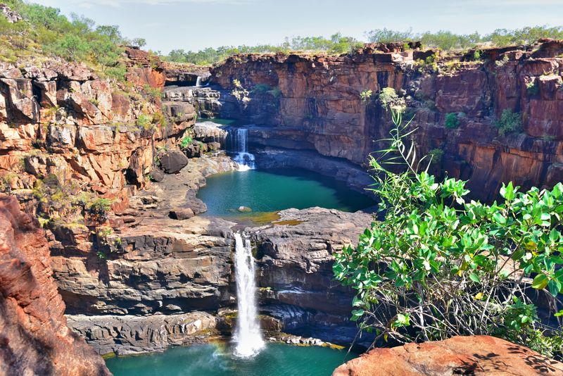 The four-tiered Mitchell Falls are a Kimberley icon.