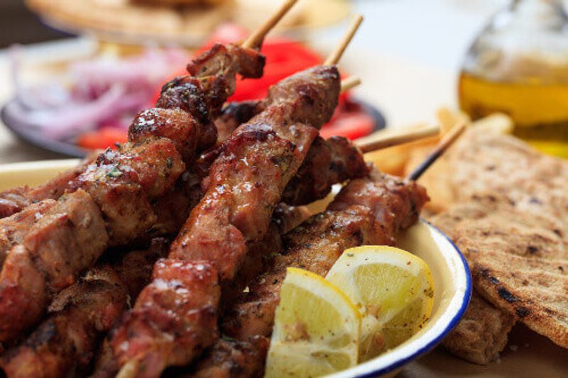 Souvlaki is a versatile meat based Greek dish.