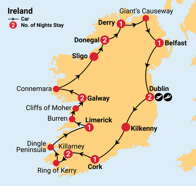 13 Day Iconic Roads Of Ireland Inspiring Vacations