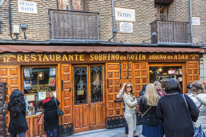 The Sobrino de Botin restaurant in Madrid.