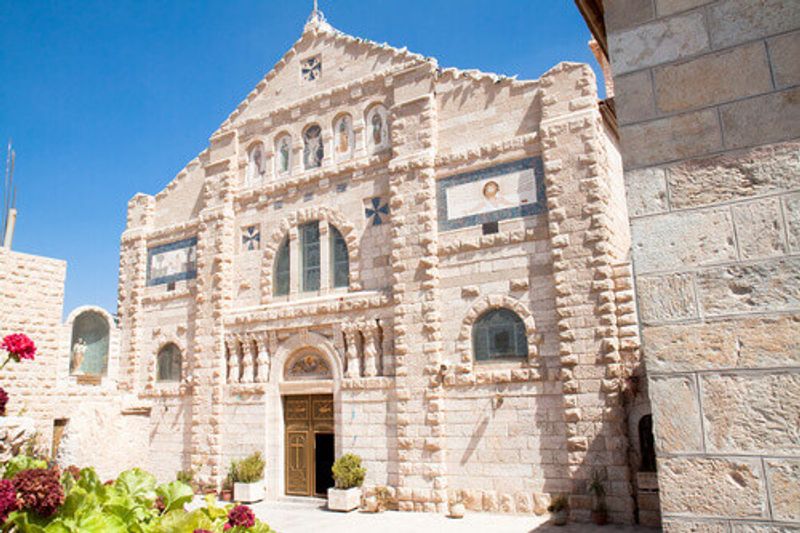 Saint John the Baptist Church in Madaba, Jordan.