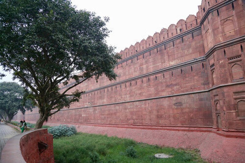 The red walls of the aptly named Red Fort are an unmissable part of Old Delhi.