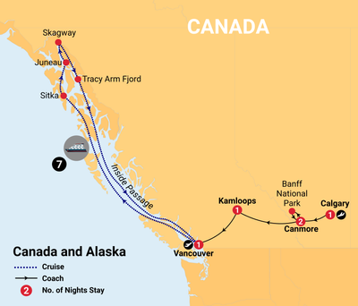 alaska canada cruise tours