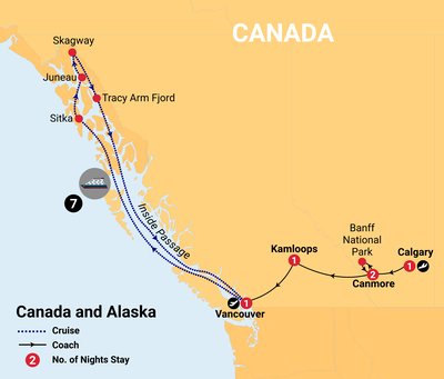 13 Day Inspiring Canada & Alaska With Inside Passage Cruise - Inspiring  Vacations