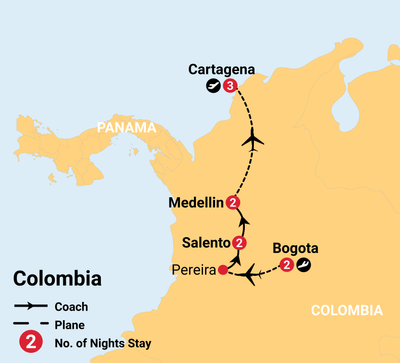 small group tours to colombia