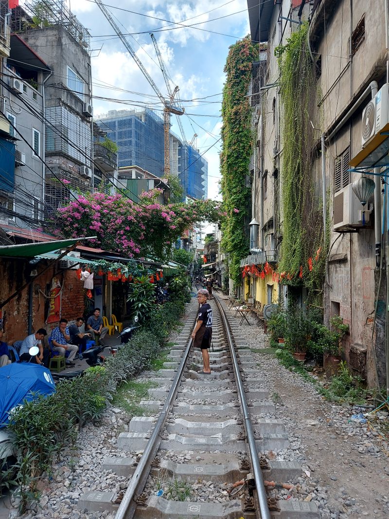 Walking the Beautiful Hanoi Train Street