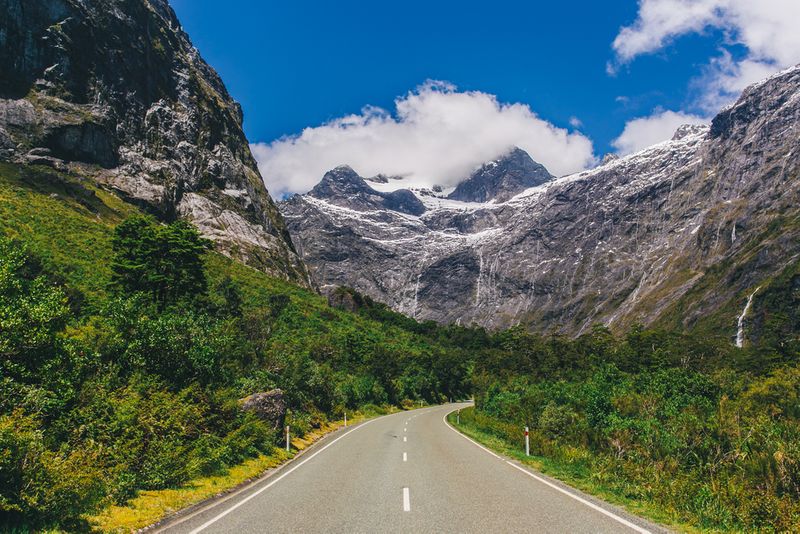 Milford Sound Road.