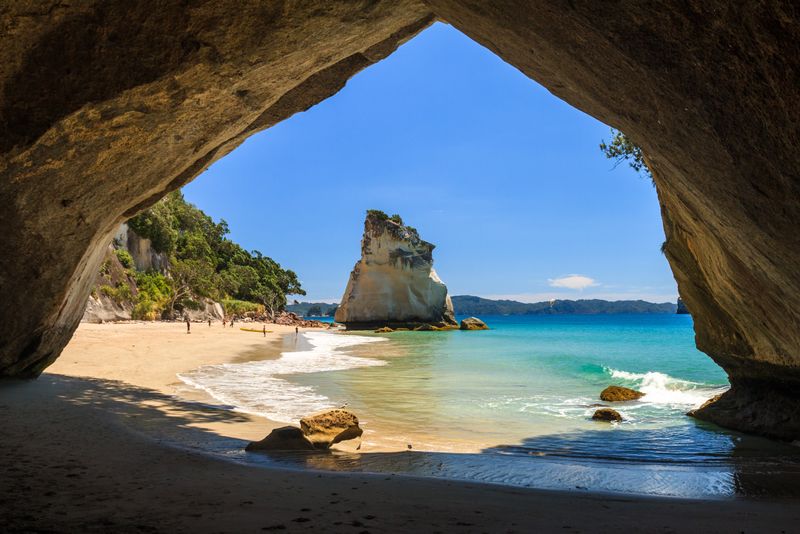 Cathedral Cove, Coromandel Peninsula.