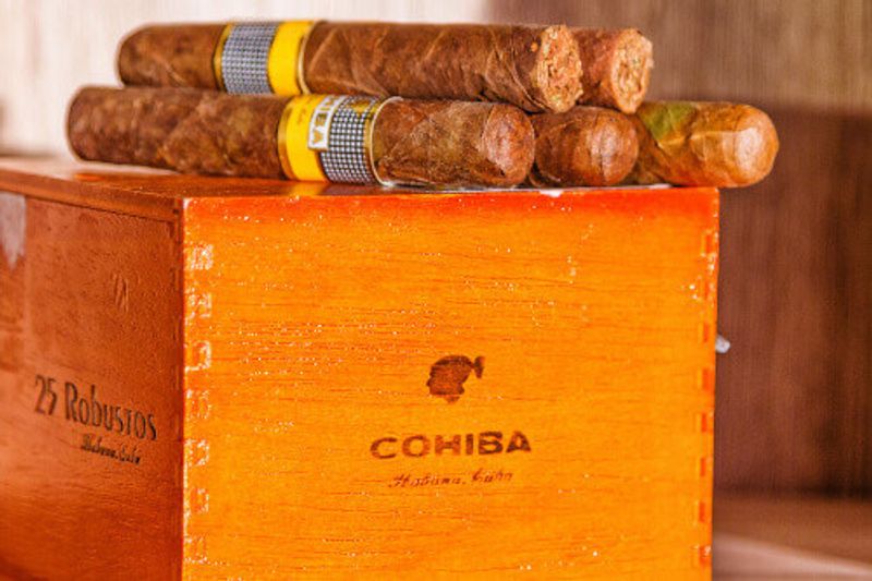 Cohiba Cigars, a Cuban brand that comes from the Vuelta Abajo region of Havana.