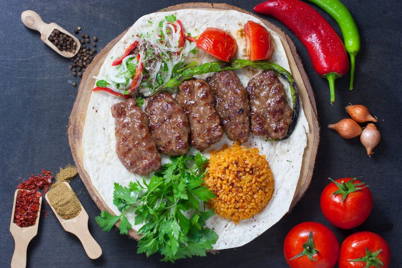 Locals would reccomend Kofte, a Turskish food with meatballs and piav rice when visiting Turkey.